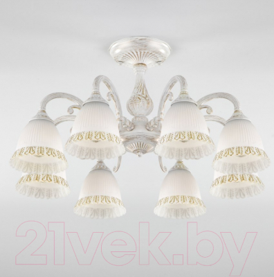 Люстра Евросвет Campina 60107/8 (белый с золотом)