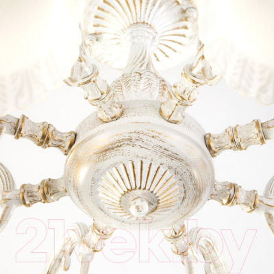 Люстра Евросвет Campina 60107/8 (белый с золотом)