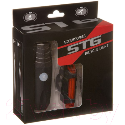 Набор фонарей для велосипеда STG FL1536 + BCTL5477 / Х95141