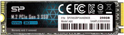 SSD диск Silicon Power P34A60 256GB (SP256GBP34A60M28) - фото