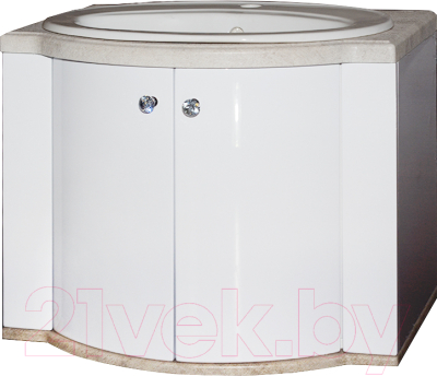 Тумба с умывальником Гамма Люкс 4П - 65 - фото