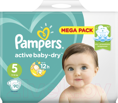 Подгузники детские Pampers Active Baby-Dry 5 Junior