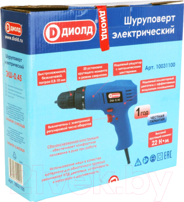 Дрель-шуруповерт Диолд ЭШ-0.45 (10031100)