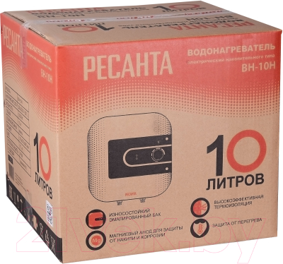 Накопительный водонагреватель Ресанта ВН-10Н (74/5/7)