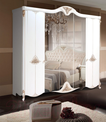 Комплект мебели для спальни ФорестДекоГрупп Инесса-5С (жемчуг)