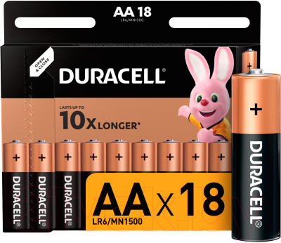 Комплект батареек Duracell Basic LR6 - фото