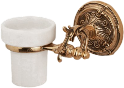 Стакан для зубной щетки и пасты Art&Max Barocco AM-1787-Br - фото