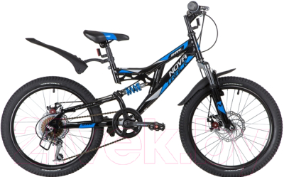 Детский велосипед Novatrack Shark 20SS6D.SHARK.BK20 - фото
