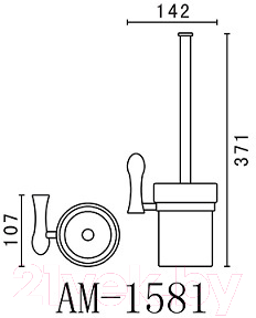 Ершик для унитаза Art&Max Elegant AM-E-1581 