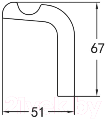 Крючок для ванной Art&Max Ultima AM-F-8933