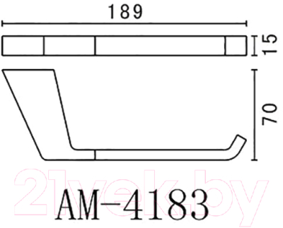 Держатель для туалетной бумаги Art&Max Techno AM-E-4183
