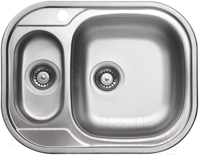 Мойка кухонная Ukinox Галант GAP620.480 15GT8K 1R - фото