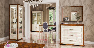 Шкаф с витриной Мебель-Неман Марсель МН-126-19