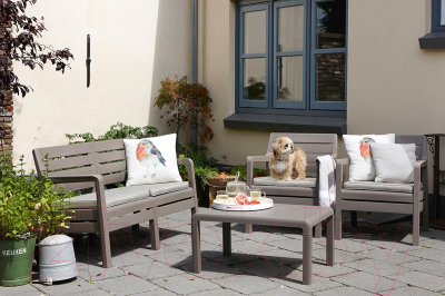 Комплект садовой мебели Keter Delano Set / 236022 (коричневый)