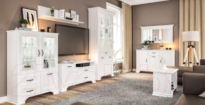 Шкаф с витриной Мебель-Неман Юнона МН-132-14