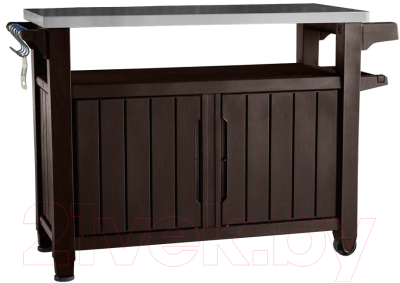 Стол садовый Keter Unity xl Storage Buffet 183l / 230409 (коричневый) - фото