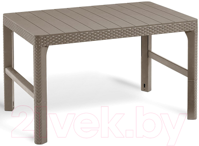 Стол садовый Keter Lyon Table Wicker / 232296 (капучино)