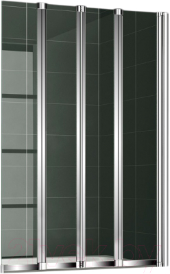 Стеклянная шторка для ванны Cezares PRATICO-V-4-100/140-C-Cr - фото