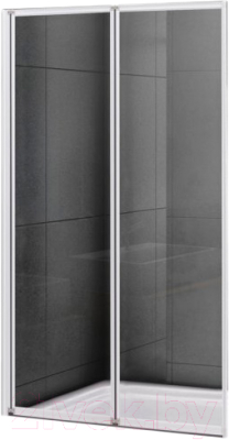 Стеклянная шторка для ванны Cezares RELAX-V-2-80/140-C-Bi - фото