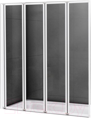 Стеклянная шторка для ванны Cezares RELAX-V-4-90/140-C-Bi - фото