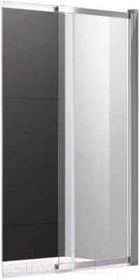Стеклянная шторка для ванны Cezares SLIDER-VF-11-100/150-C-Cr - фото