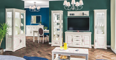 Шкаф с витриной Мебель-Неман Марсель МН-126-12(1)