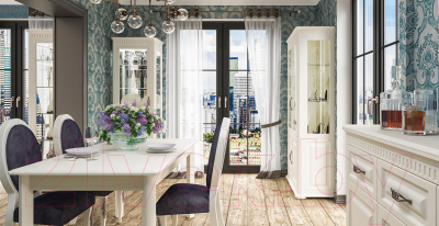 Шкаф с витриной Мебель-Неман Марсель МН-126-12(1)