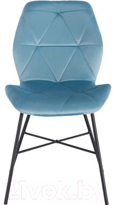 Стул Седия Pico (голубой велюр/черный)