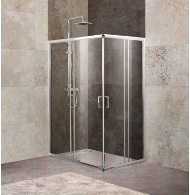 Душевой уголок BelBagno Unique-A-2-85/100-P-Cr