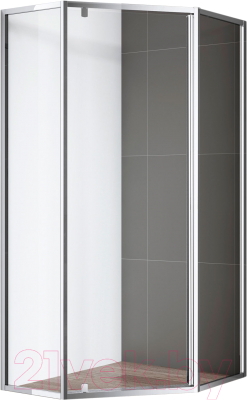Душевой уголок Cezares ECO-O-P-1-100-C-Cr - фото