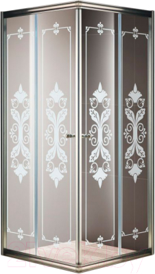 Душевой уголок Cezares GIUBILEO-A-2-100-SCORREVOLE-CP-Br - фото