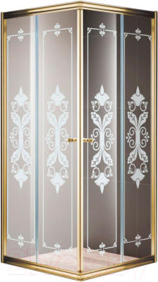 Душевой уголок Cezares GIUBILEO-A-2-100-SCORREVOLE-CP-G - фото