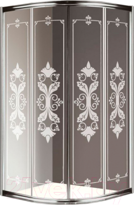 Душевой уголок Cezares GIUBILEO-R-2-90-SCORREVOLE-CP-Cr - фото