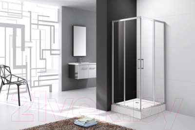 Душевой уголок Cezares Molveno-A-2-100-P-Cr