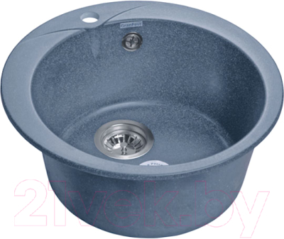 Мойка кухонная GranFest Rondo GF-R480 (графит) - фото