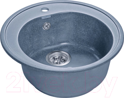 Мойка кухонная GranFest Rondo GF-R510 (графит) - фото
