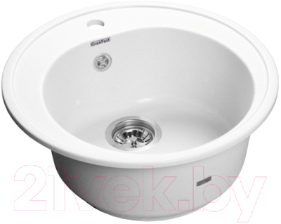 Мойка кухонная GranFest Rondo GF-R510 (иней) - фото