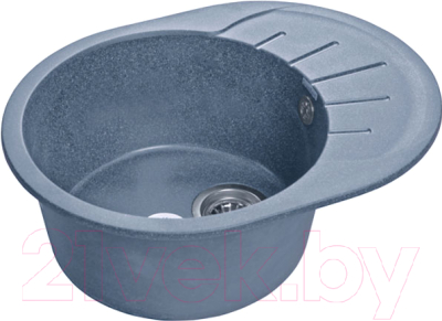 Мойка кухонная GranFest Rondo GF-R580L (графит) - фото