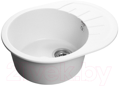 Мойка кухонная GranFest Rondo GF-R580L (иней) - фото