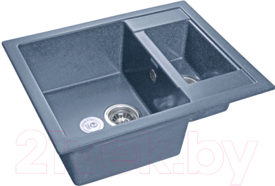 Мойка кухонная GranFest Quadro GF-Q610K - фото