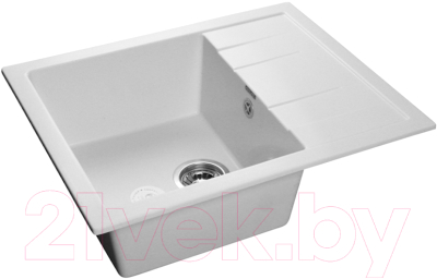 Мойка кухонная GranFest Quadro GF-Q650L (иней) - фото