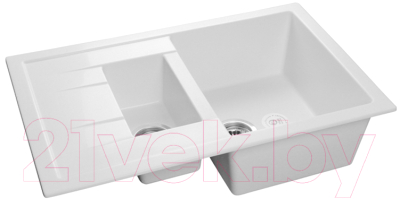 Мойка кухонная GranFest Quadro GF-Q775KL (иней) - фото