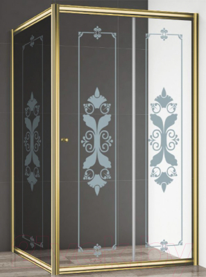 Душевая стенка Cezares GIUBILEO-100-FIX-CP-G-L