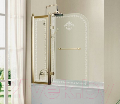 Душевая стенка Cezares RETRO-30/145-FIX-CP-Br