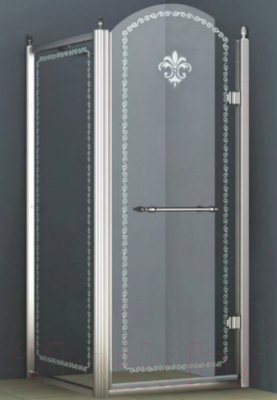 Душевая стенка Cezares RETRO-A-100-FIX-CP-Cr