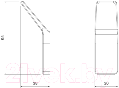 Крючок для ванной IDDIS Slide SLIBS10I41