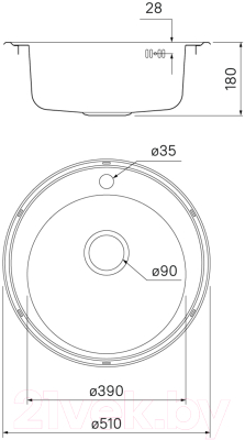 Мойка кухонная IDDIS Basic BAS51S0i77
