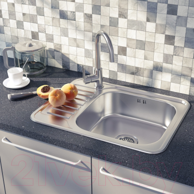 Мойка кухонная IDDIS Basic BAS65SRi77 (чаша справа)