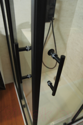 Душевой уголок Cezares ECO-O-A-2-90-C-NERO