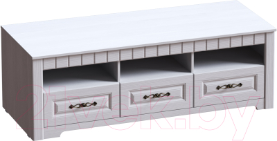 Тумба Мебельград Прованс TV (бодега белая /патина премиум) - фото